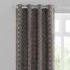 Luxury Collection Chenille Ogee Charcoal Eyelet Curtains 1 Luxury Collection Chenille Ogee Charcoal Eyelet Curtains -Dunelm Shop 30707774