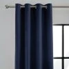 Luxury Collection Peyton Indigo Blue Velvet Eyelet Curtains -Dunelm Shop 30709236