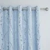 Dunelm Belle Blue Blackout Eyelet Curtains 2 Dunelm Belle Blue Blackout Eyelet Curtains -Dunelm Shop 30709307