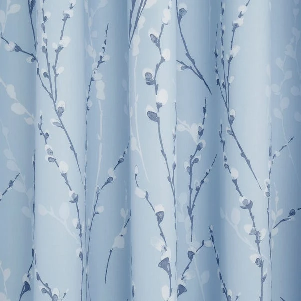 Dunelm Belle Blue Blackout Eyelet Curtains 5 Dunelm Belle Blue Blackout Eyelet Curtains - Image 3