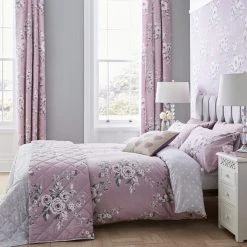 Catherine Lansfield Canterbury Eyelet Curtains 8 Catherine Lansfield Canterbury Eyelet Curtains -Dunelm Shop 30710600 alt03
