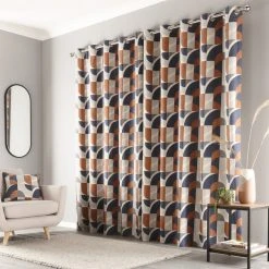 Dunelm Elements Marne Navy Eyelet Curtains 10 Dunelm Elements Marne Navy Eyelet Curtains -Dunelm Shop 30713496 alt04