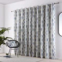 Dunelm Cuba Teal Eyelet Curtains 10 Dunelm Cuba Teal Eyelet Curtains -Dunelm Shop 30713507 alt04