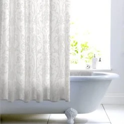 Dorma Regency Silver Shower Curtain