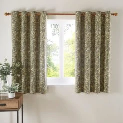 Dunelm Brampton Green Eyelet Curtains -Dunelm Shop 30714725 alt05
