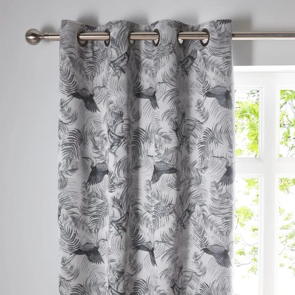 Dunelm Crane Silver Eyelet Curtains 3 Dunelm Crane Silver Eyelet Curtains