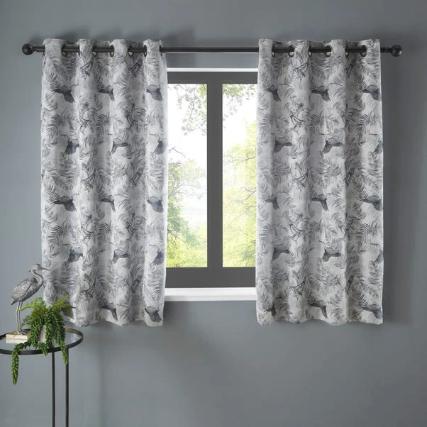 Dunelm Crane Silver Eyelet Curtains 8 Dunelm Crane Silver Eyelet Curtains - Image 6