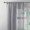 Dunelm Crushed Grey Slot Top Single Voile Panel 2 Dunelm Crushed Grey Slot Top Single Voile Panel -Dunelm Shop 30716588