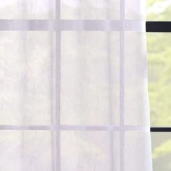 Dunelm Crushed White Eyelet Single Voile Panel 8 Dunelm Crushed White Eyelet Single Voile Panel -Dunelm Shop 30716601 alt02