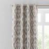 Luxury Collection Ikat Jacquard Eyelet Curtain Natural 2 Luxury Collection Ikat Jacquard Eyelet Curtain Natural -Dunelm Shop 30716795