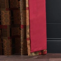 Luxury Collection Prague Chenille Terracotta Eyelet Curtains 13 Luxury Collection Prague Chenille Terracotta Eyelet Curtains -Dunelm Shop 30716846 alt06