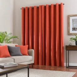 Dunelm Luna Brushed Ginger Blackout Eyelet Curtains 11 Dunelm Luna Brushed Ginger Blackout Eyelet Curtains -Dunelm Shop 30716956 alt04