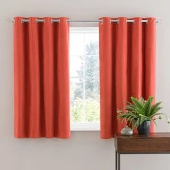 Dunelm Luna Brushed Ginger Blackout Eyelet Curtains 12 Dunelm Luna Brushed Ginger Blackout Eyelet Curtains -Dunelm Shop 30716956 alt05
