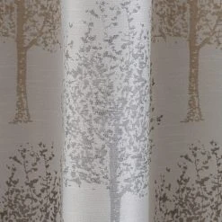 Luxury Collection Jacquard Trees Dove Grey Pencil Pleat Curtains 10 Luxury Collection Jacquard Trees Dove Grey Pencil Pleat Curtains -Dunelm Shop 30717026 alt02