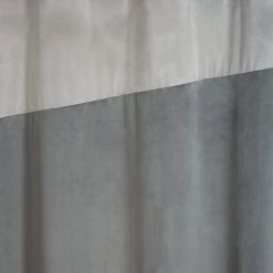 Dunelm Velour Top Border Grey Eyelet Curtains -Dunelm Shop 30717323 alt02