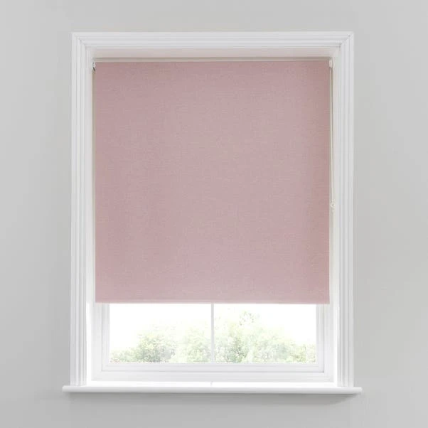 Dunelm Luna Blush Blackout Roller Blind 3 Dunelm Luna Blush Blackout Roller Blind