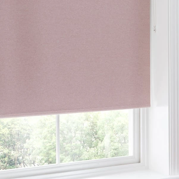 Dunelm Luna Blush Blackout Roller Blind 6 Dunelm Luna Blush Blackout Roller Blind - Image 4