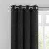 Dunelm Margot Velour Black Eyelet Curtains 2 Dunelm Margot Velour Black Eyelet Curtains -Dunelm Shop 30719769