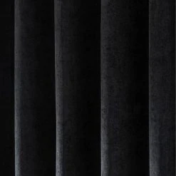 Dunelm Margot Velour Black Eyelet Curtains 10 Dunelm Margot Velour Black Eyelet Curtains -Dunelm Shop 30719769 alt02