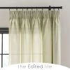 The Edited Life Linen Look Fern Tab Top Pencil Pleat Curtains 2 The Edited Life Linen Look Fern Tab Top Pencil Pleat Curtains -Dunelm Shop 30720141