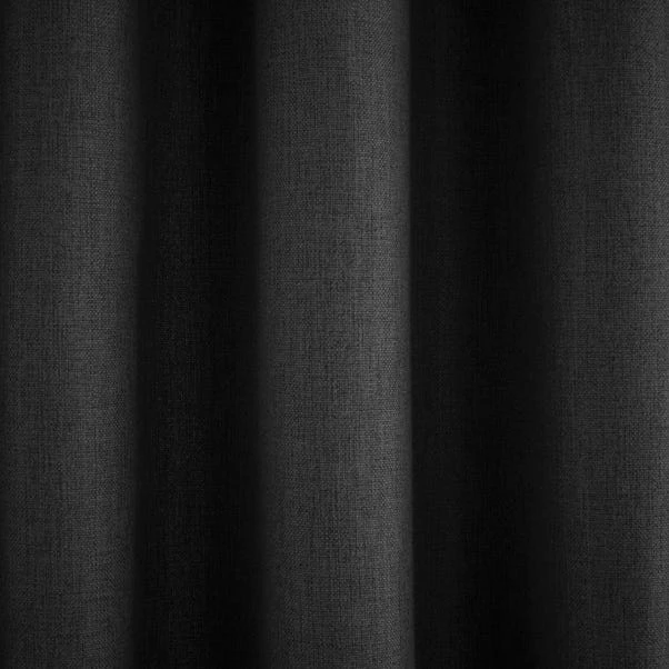 Dunelm Jennings Black Thermal Eyelet Curtains 5 Dunelm Jennings Black Thermal Eyelet Curtains - Image 3