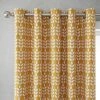 Elements Vete Ochre Reversible Blackout Eyelet Curtains 1 Elements Vete Ochre Reversible Blackout Eyelet Curtains -Dunelm Shop 30726741