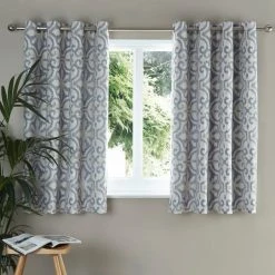 Dunelm Satara Blue Eyelet Curtains 12 Dunelm Satara Blue Eyelet Curtains -Dunelm Shop 30727015 alt05