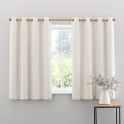 Churchgate Woodhouse Boucle Ivory Eyelet Curtains 12 Churchgate Woodhouse Boucle Ivory Eyelet Curtains -Dunelm Shop 30729123 alt05