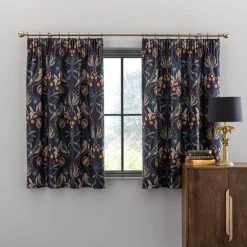 Dunelm Havisham Navy Pencil Pleat Curtains 12 Dunelm Havisham Navy Pencil Pleat Curtains -Dunelm Shop 30729251 alt05