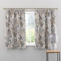 Luxury Collection Leaf Jacquard Grey Pencil Pleat Curtains 12 Luxury Collection Leaf Jacquard Grey Pencil Pleat Curtains -Dunelm Shop 30729264 alt05