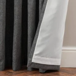 Luxury Collection Oxford Charcoal Chenille Eyelet Curtains 13 Luxury Collection Oxford Charcoal Chenille Eyelet Curtains -Dunelm Shop 30729266 alt06