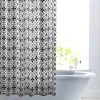 Dunelm Geo Tile Black Shower Curtain 2 Dunelm Geo Tile Black Shower Curtain -Dunelm Shop 30729437