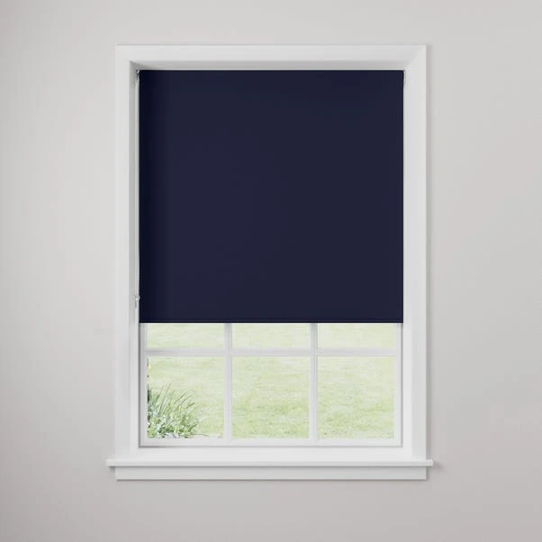 Dunelm Navy Blackout Roller Blind 4 Dunelm Navy Blackout Roller Blind - Image 2