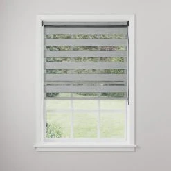 Dunelm Stria Day And Night Grey Roller Blind 10 Dunelm Stria Day And Night Grey Roller Blind -Dunelm Shop 30731846 alt02