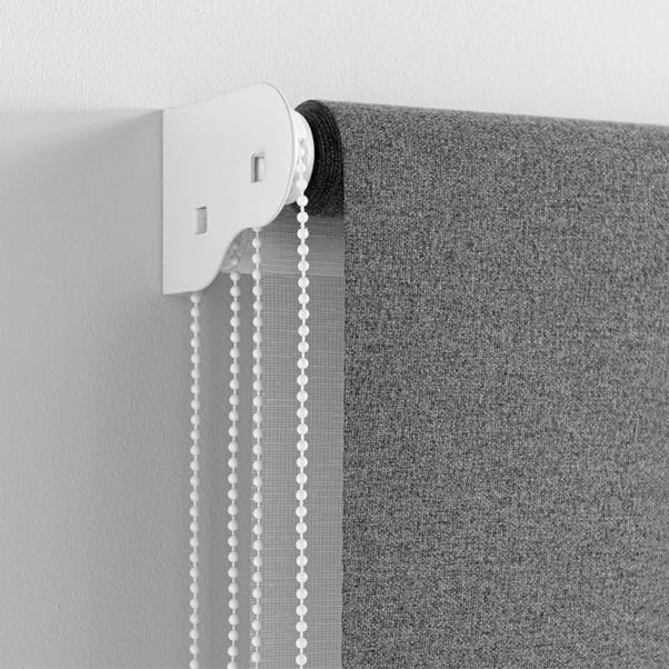 Dunelm Luna Grey Blackout And Pollen Reducing Double Roller Blind 7 Dunelm Luna Grey Blackout And Pollen Reducing Double Roller Blind - Image 5