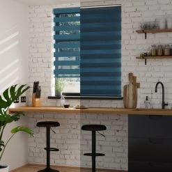 Dunelm Day And Night Teal Daylight Roller Blind 10 Dunelm Day And Night Teal Daylight Roller Blind -Dunelm Shop 30731941 alt02