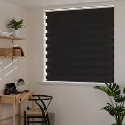 Dunelm Day And Night Black Daylight Roller Blind 10 Dunelm Day And Night Black Daylight Roller Blind -Dunelm Shop 30732508 alt02