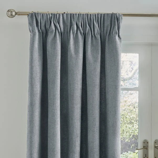 Dunelm Wynter Grey Thermal Pencil Pleat Curtains 3 Dunelm Wynter Grey Thermal Pencil Pleat Curtains