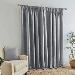 Dunelm Wynter Grey Thermal Pencil Pleat Curtains 11 Dunelm Wynter Grey Thermal Pencil Pleat Curtains -Dunelm Shop 30732985 alt04
