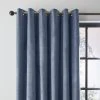 Dunelm Recycled Velour Folkstone Blue Eyelet Curtains 1 Dunelm Recycled Velour Folkstone Blue Eyelet Curtains -Dunelm Shop 30733056