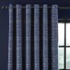 Dunelm Chenille Calvert Navy Eyelet Curtains 2 Dunelm Chenille Calvert Navy Eyelet Curtains -Dunelm Shop 30733296