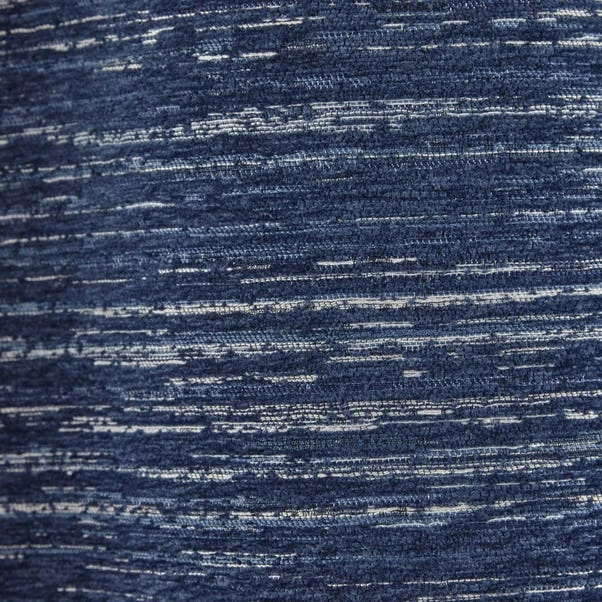 Dunelm Chenille Calvert Navy Eyelet Curtains 5 Dunelm Chenille Calvert Navy Eyelet Curtains - Image 3