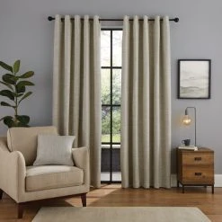 Dunelm Harper Grey Eyelet Curtains 9 Dunelm Harper Grey Eyelet Curtains -Dunelm Shop 30733355 alt01