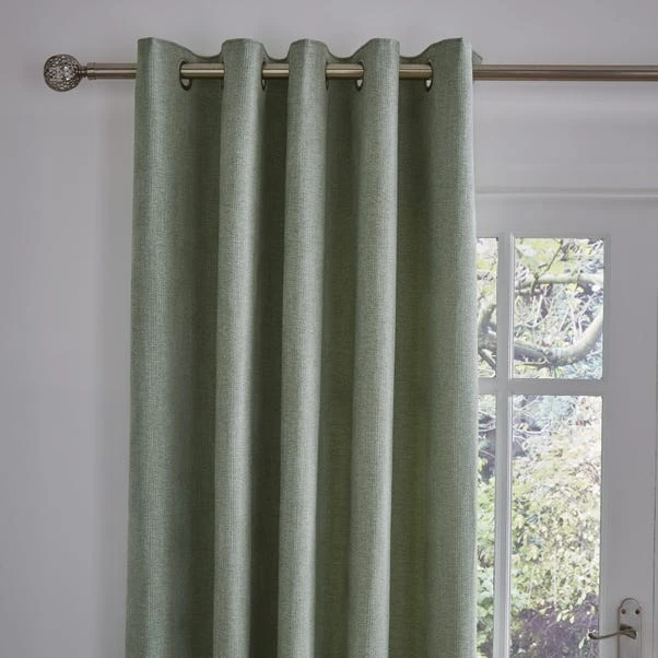 Dunelm Wynter Sage Thermal Eyelet Curtains 3 Dunelm Wynter Sage Thermal Eyelet Curtains