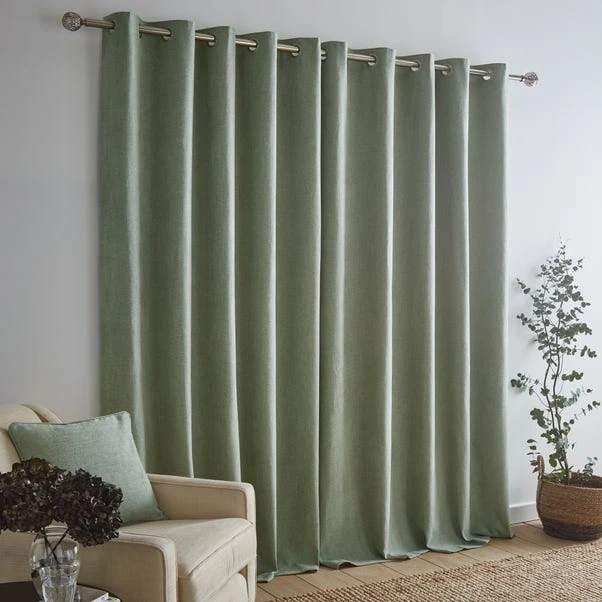 Dunelm Wynter Sage Thermal Eyelet Curtains 6 Dunelm Wynter Sage Thermal Eyelet Curtains - Image 4