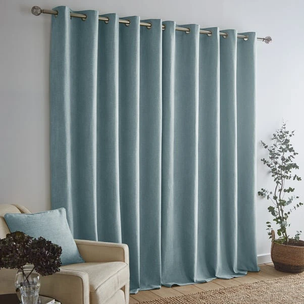 Dunelm Wynter Seafoam Thermal Eyelet Curtains 6 Dunelm Wynter Seafoam Thermal Eyelet Curtains - Image 4
