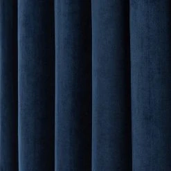 Dunelm Margot Midnight Blue Velour Pencil Pleat Curtains 10 Dunelm Margot Midnight Blue Velour Pencil Pleat Curtains -Dunelm Shop 30733740 alt02