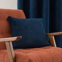 Dunelm Margot Velvet-Look Midnight Blue Eyelet Curtains 13 Dunelm Margot Velvet-Look Midnight Blue Eyelet Curtains -Dunelm Shop 30733744 alt07