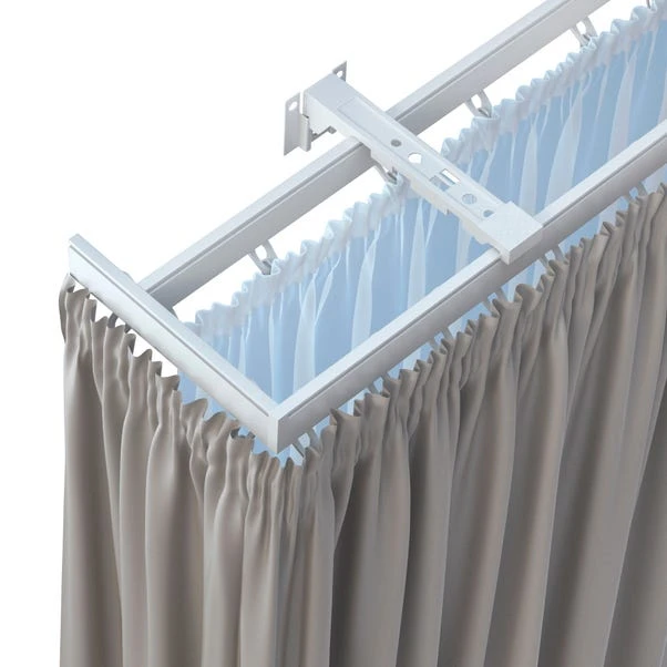 Dunelm Double Layer Aluminium Track 4 Dunelm Double Layer Aluminium Track - Image 2