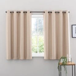 Dunelm Montreal Ultra Blackout Pebble Eyelet Curtains 13 Dunelm Montreal Ultra Blackout Pebble Eyelet Curtains -Dunelm Shop 30737237 alt05